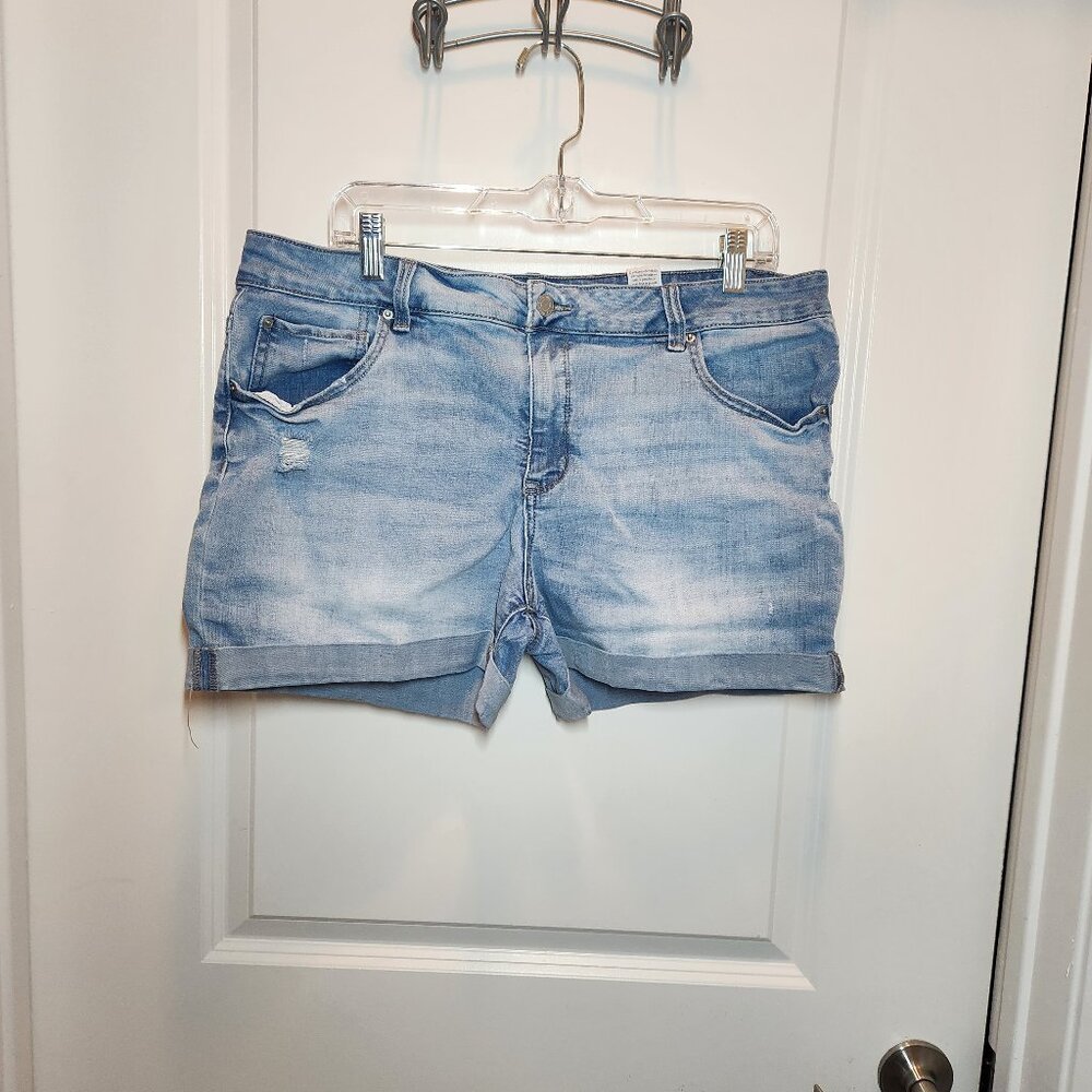 Denim Shorts Distressed
